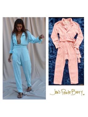 New! NWT JEN’S PIRATE BOOTY Ke’e Relaxed Drop Crotch Cotton Jumpsuit